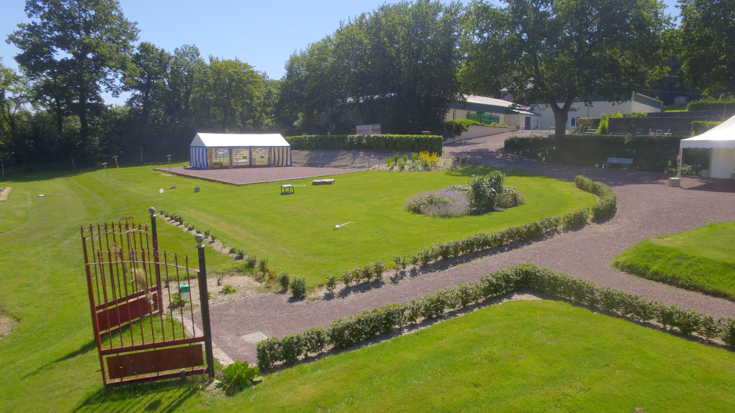 exemple d'aménagement des jardins domaine le fief de Jade